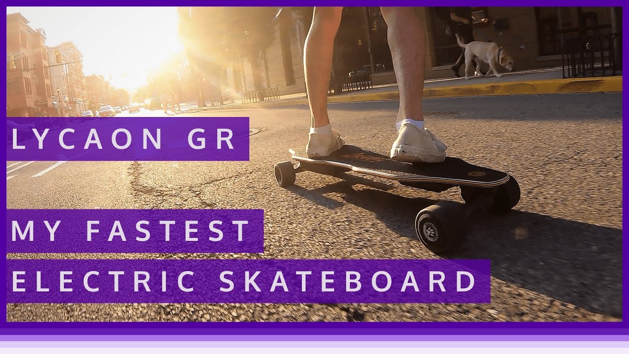 Best Range on a Budget Electric Skateboard - Lycaon GR | ESkate Reviews