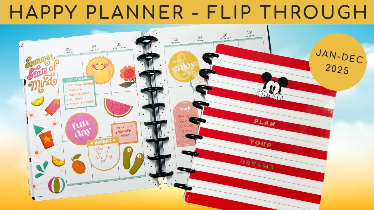 2025 Happy Planner Flip Through