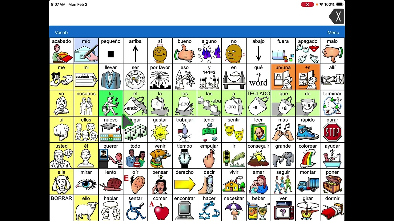 Finding Oír and Escuchar on LAMP WFL Español