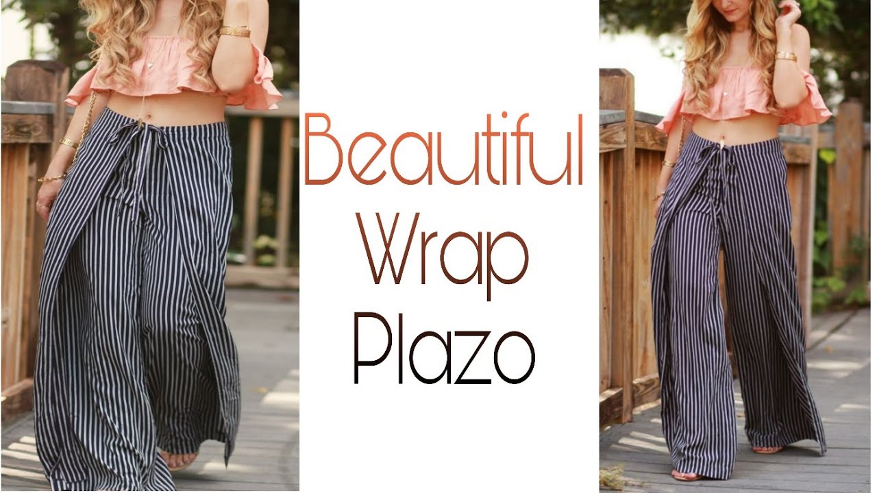 #wrapplazo#plazopantcutting#plazocuttingstitching#beautifulplazocutting#plazopantstitching#wrapplazo