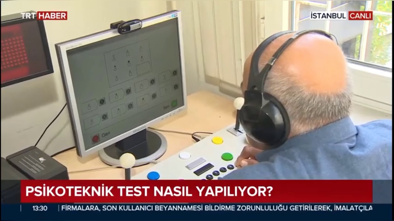 Psikoteknik belgesi 1 Aralıktan itibaren zorunlu hale geşmiştir