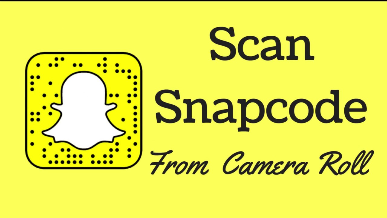How To Scan A Snapcode Saved To Your Camera Roll