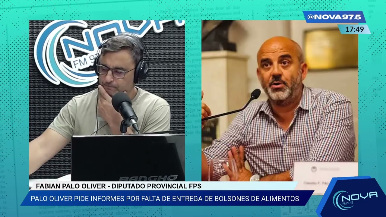 Fabian Palo Oliver pide informes por falta de entrega de bolsones de alimentos