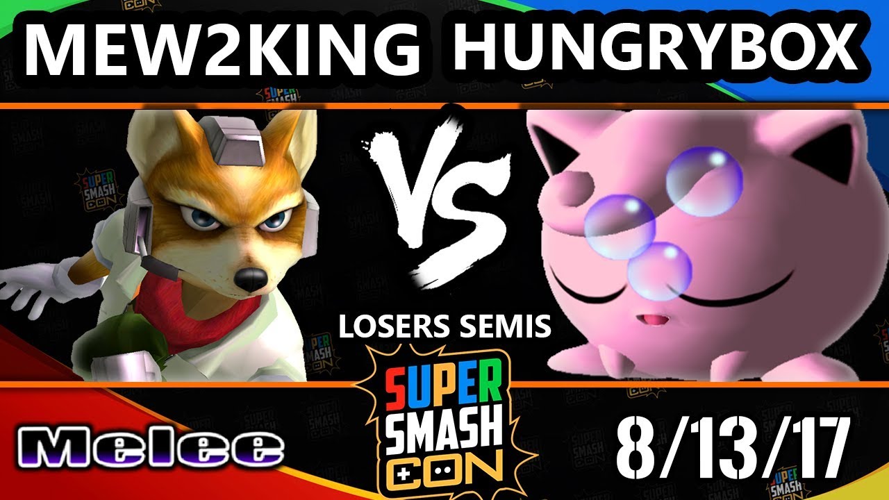 Smash Con 2017 SSBM - Liquid`Hungrybox (Jigglypuff) Vs. FOX MVG | M2K (Fox) Smash Melee LS