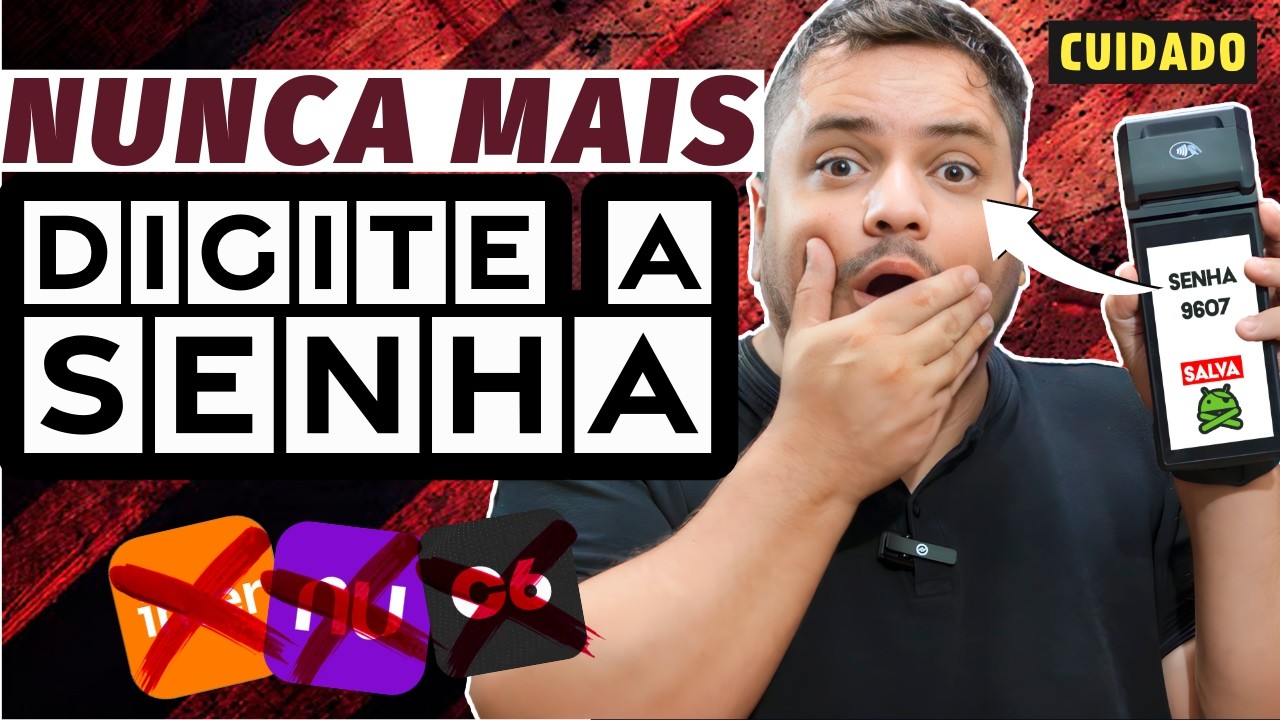 O que os GOLPISTAS estão fazendo com a SUA SENHA na maquininha?