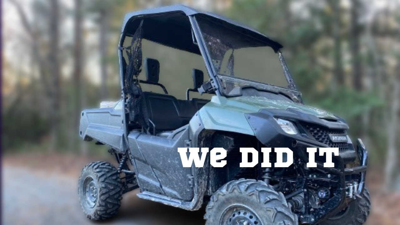 Лучший квадроцикл только что прибыл к нам на ферму. Обзор Honda Pioneer 700 #honda #sidebyside #atv