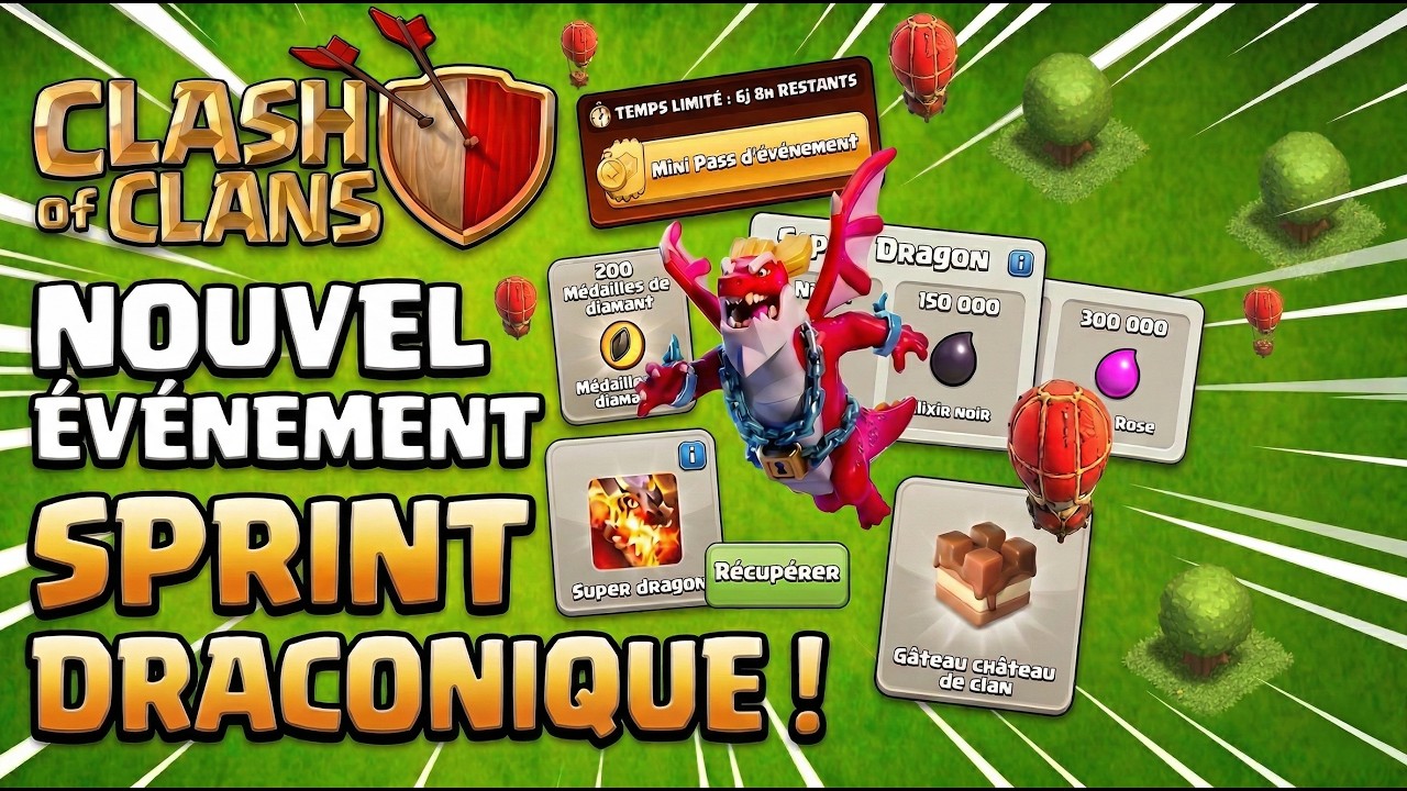 Nouveau : Sprint Draconique, nerf cyclope et autres !