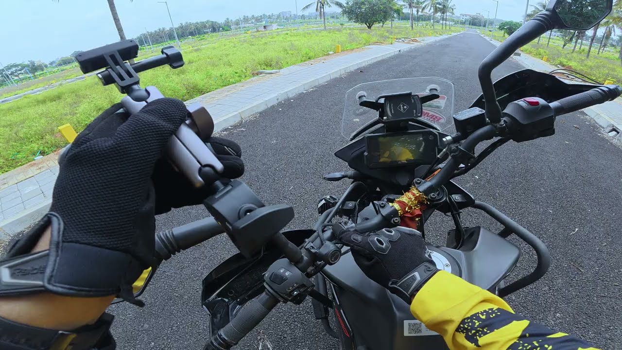 Best Action Camera Handlebar Mount for Bikes | Motovlogging Setup & Review | DJI Osmo Action 5 Pro