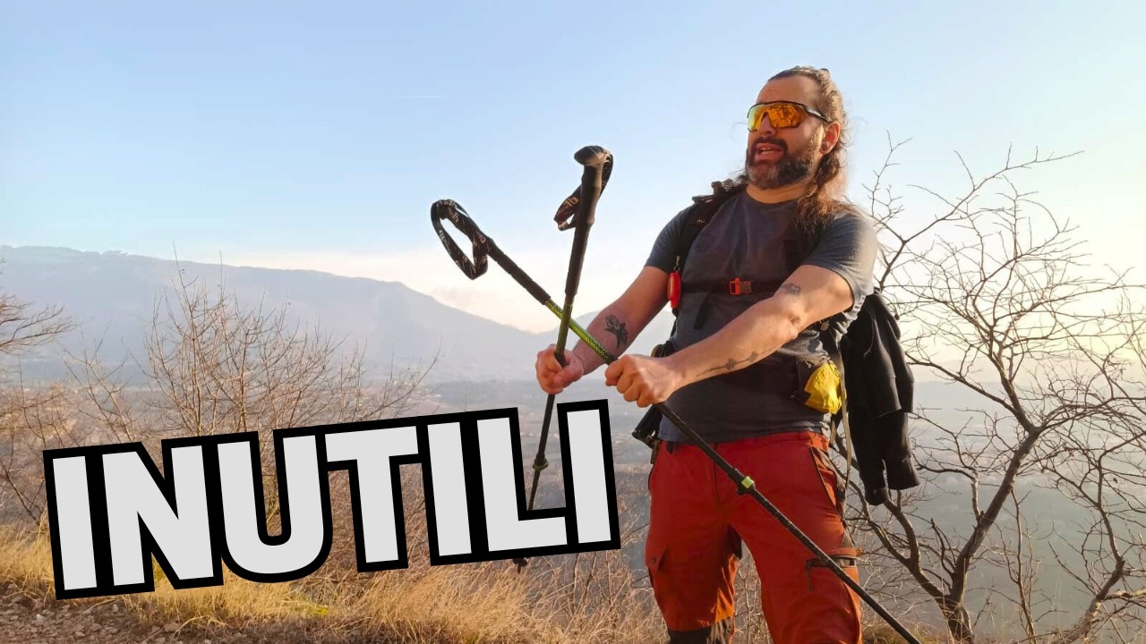 I bastoncini da trekking servono se vuoi disimparare a camminare