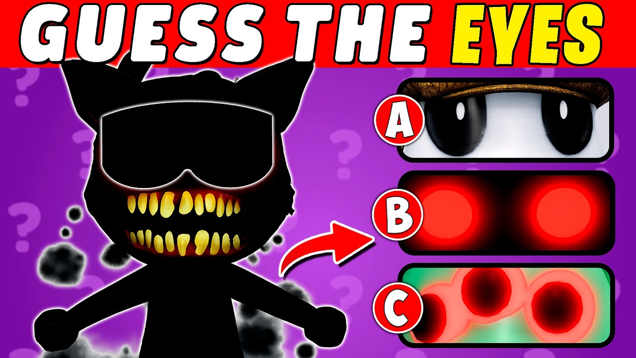 Can You Guess Animal Hospital Monster's By Eyes 👀 Camera Figure 📸  + Stalker 👁&zwj;🗨
