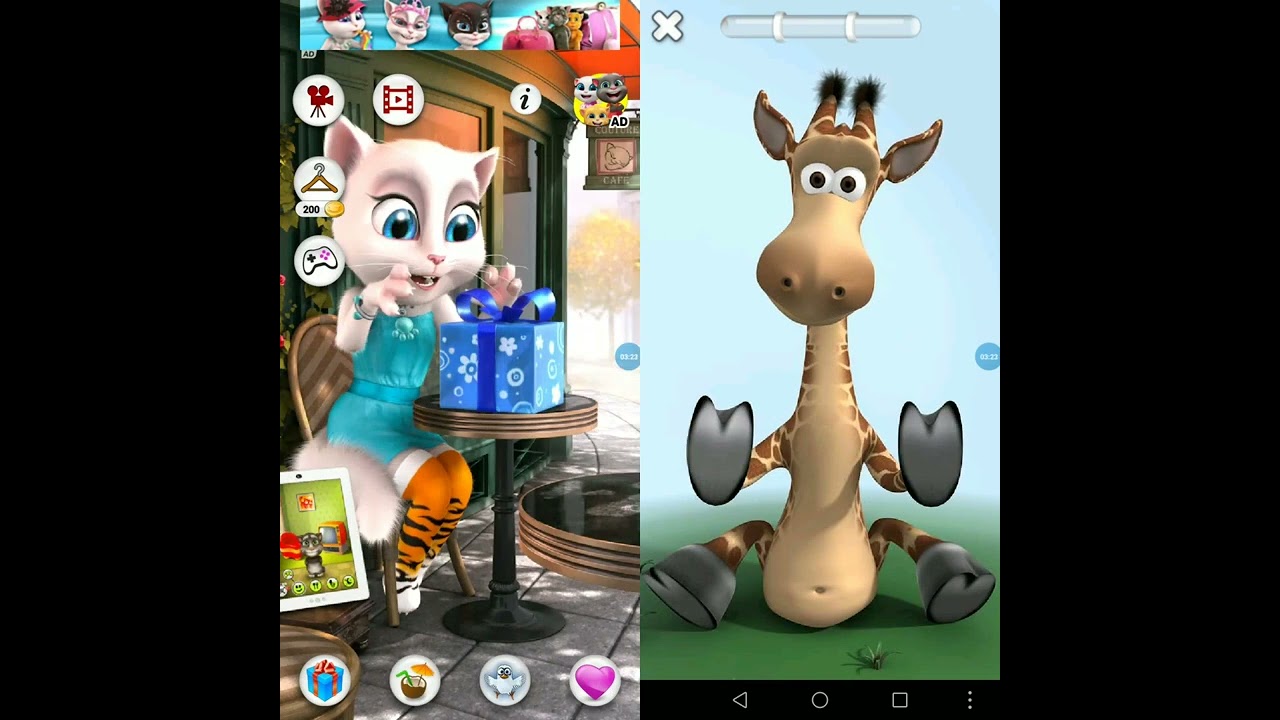 Talking Angela vs Talking Gina (1)