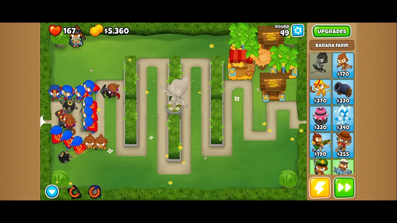 Dostal jsem glitch za Dart monkey Bloons TD 6 #1