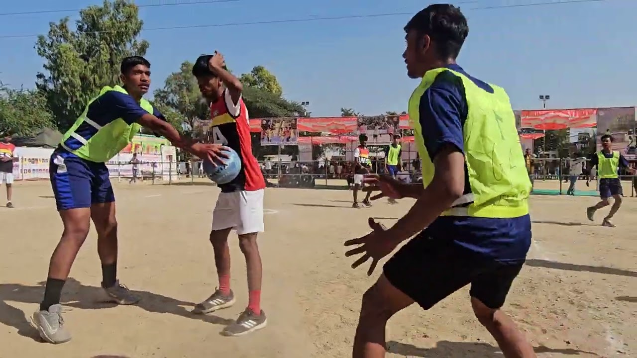 Haryana VS Jharkhand U 17 Boys Netball SGFI National GAME match BARMER 1st round