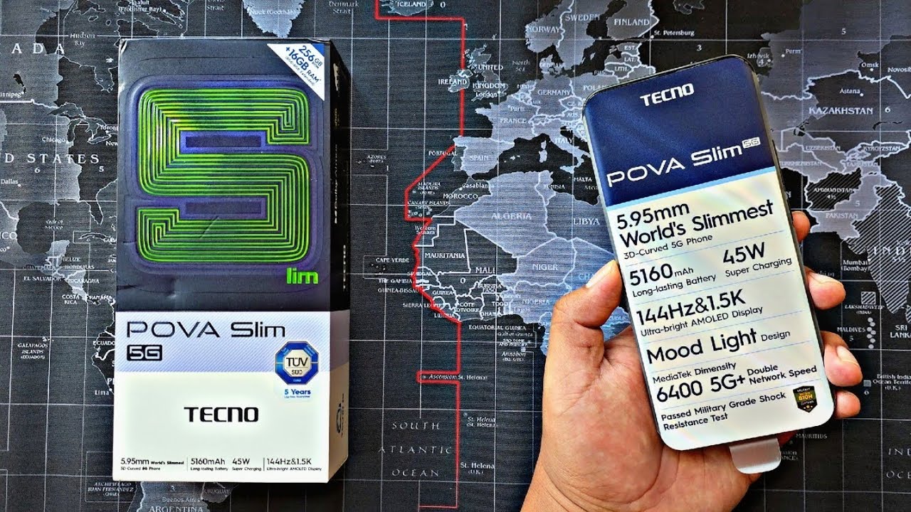 Tecno Pova Slim 5G / Unboxing ASMR 
