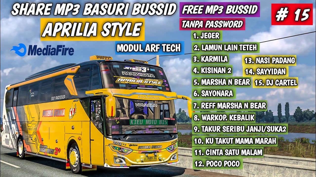 🥳 SHARE 14 BASURI APRILIA STYLE MODUL ARF TECH ! BUSSID UPDATE ! LINK MP3 BASURI MEDIAFIRE NO PW