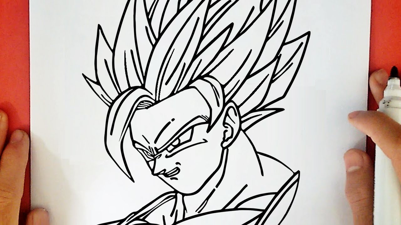 COME DISEGNARE GOKU SUPER SAIYAN 2