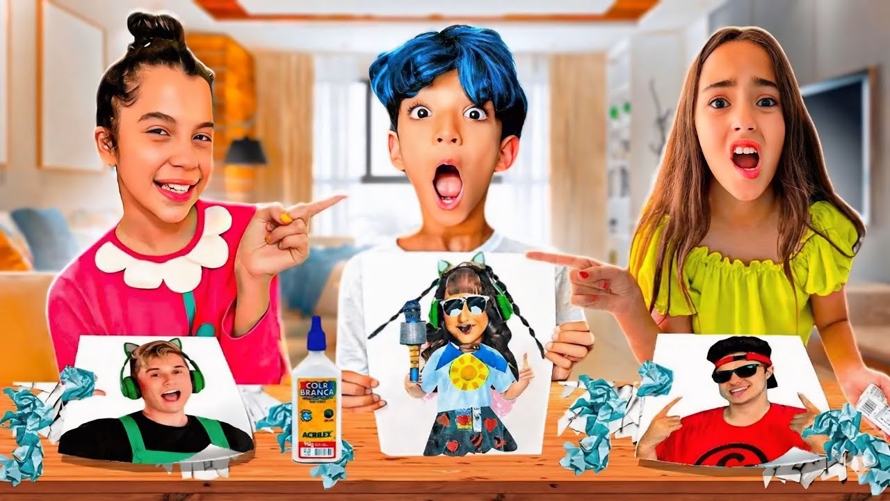 Criamos O YouTuber Perfeito! (Enaldinho + Belinha + Sarah De Araújo) ✂️🎨🌟