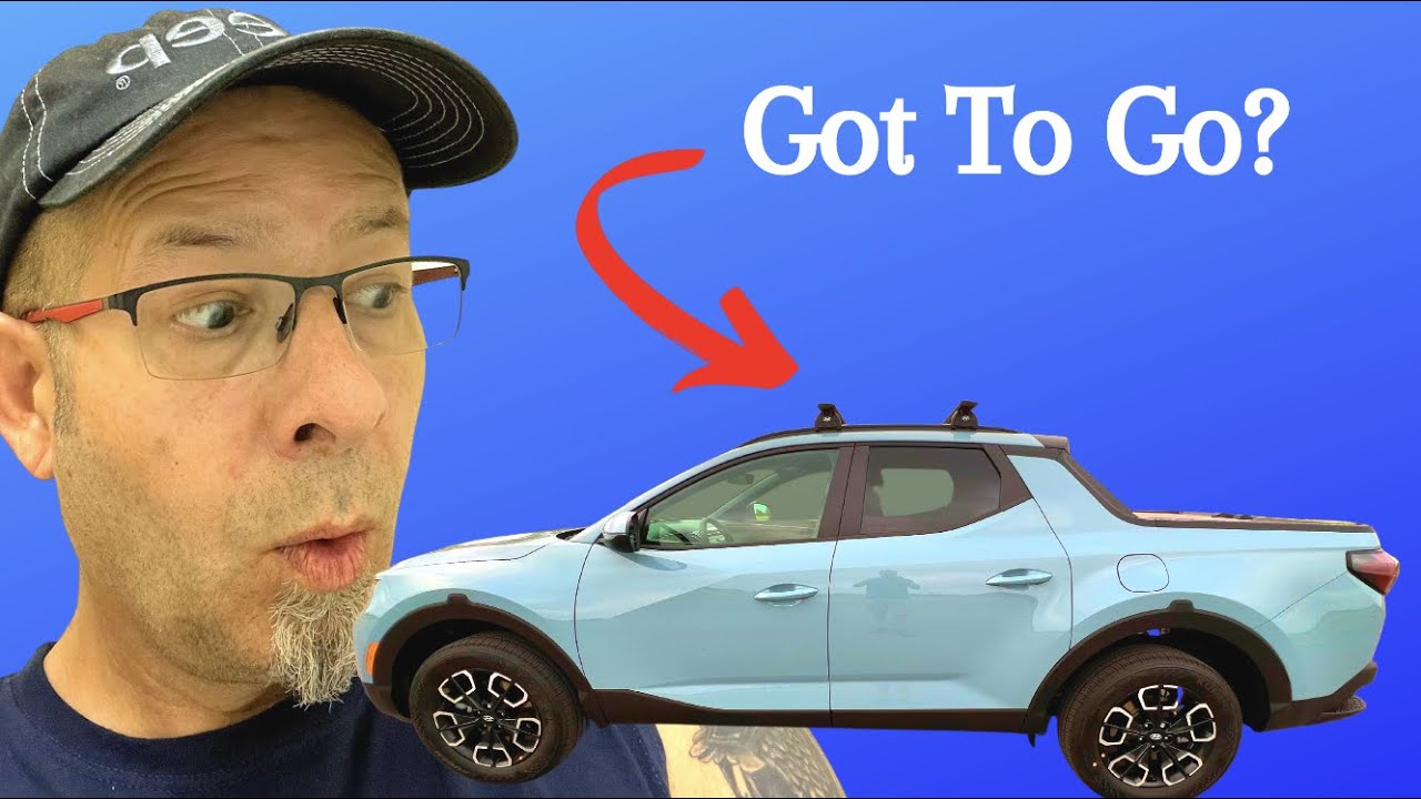 2022 Hyundai Santa Cruz Roof Crossbar Removal