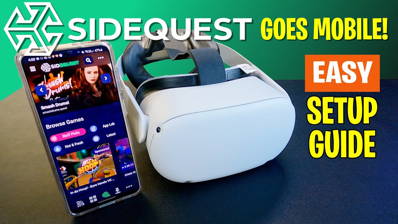 SIDEQUEST MOBILE APP SETUP GUIDE | Oculus Quest 2  | SIDELOAD WITHOUT A PC!