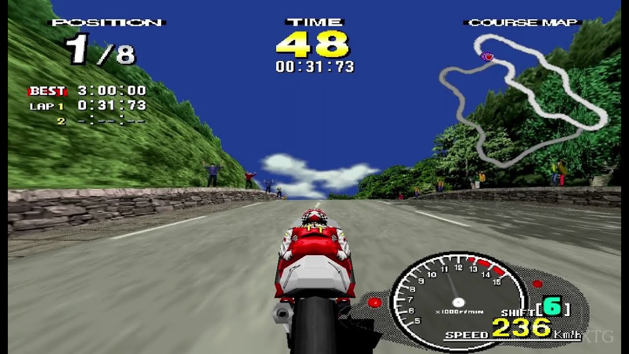 Manx TT Super Bike SEGA Model 2 Gameplay HD
