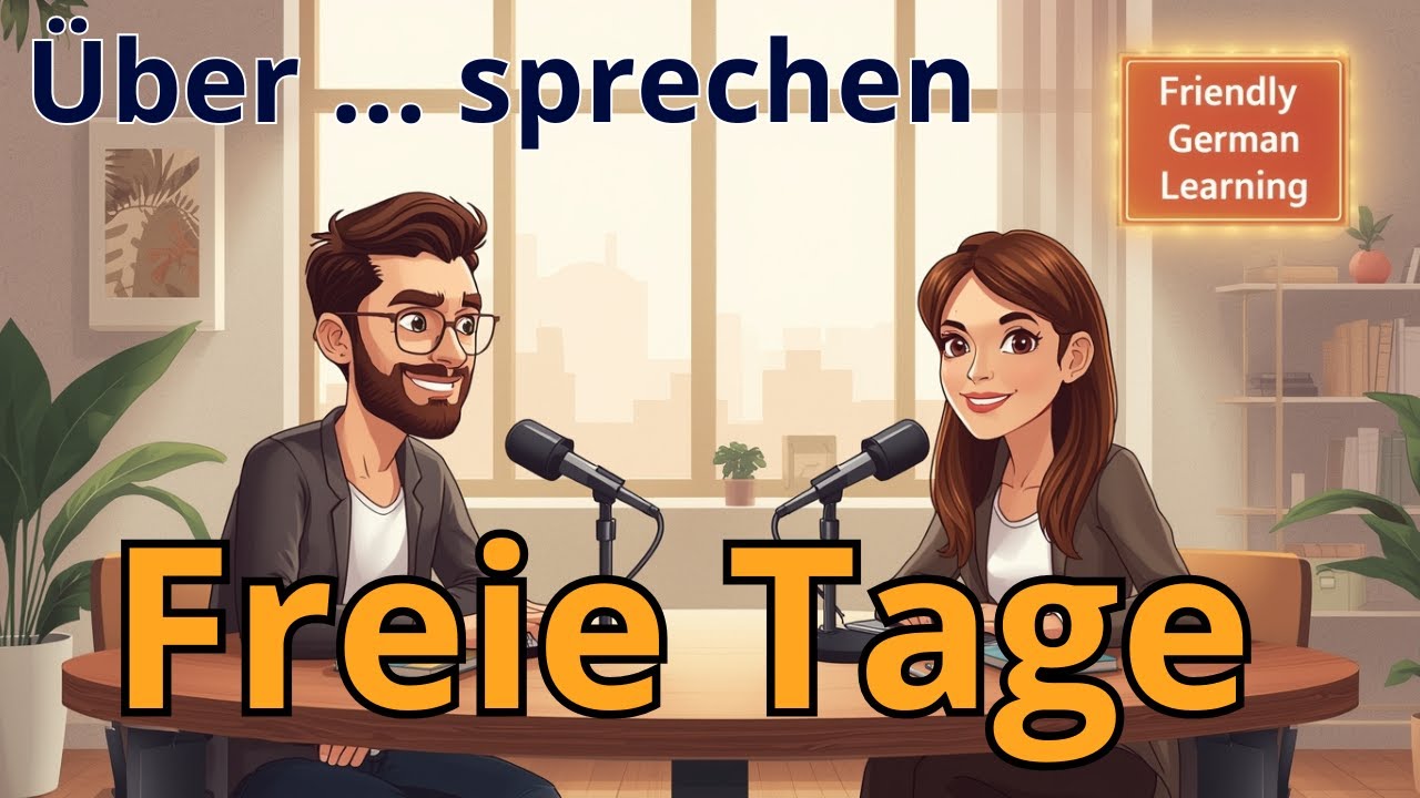 Deutsch lernen mit Dialogen | Freie Tage | Listening Practice A1–B1 | Real German Conversations