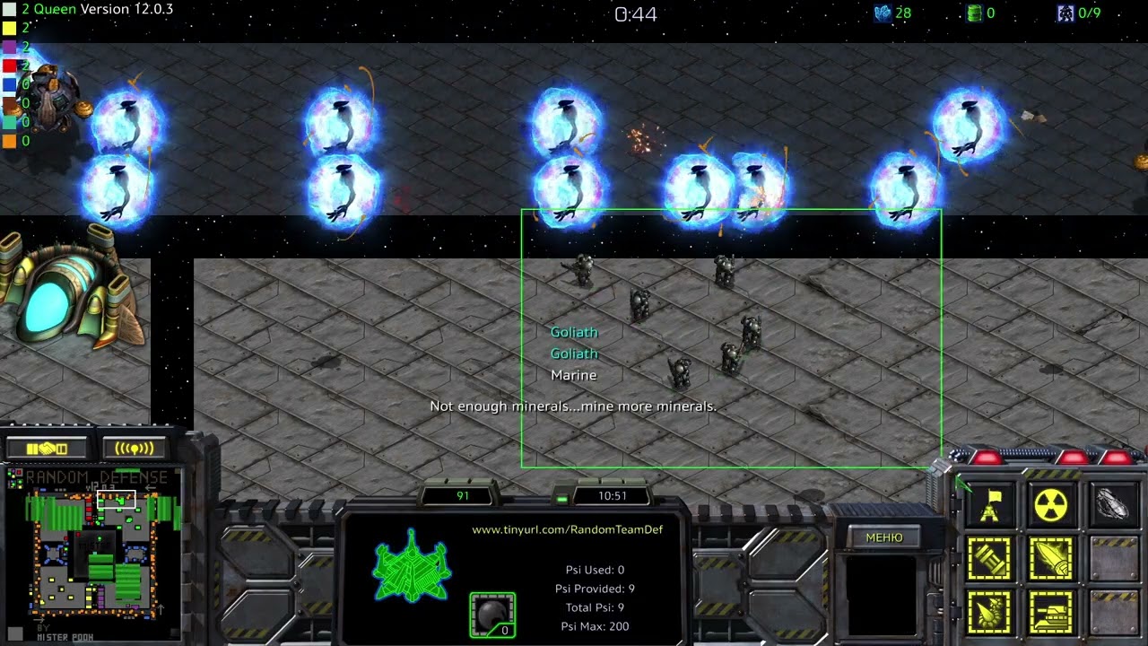 StarCraft Random Team Defence 12.0.3. Level30 WIN