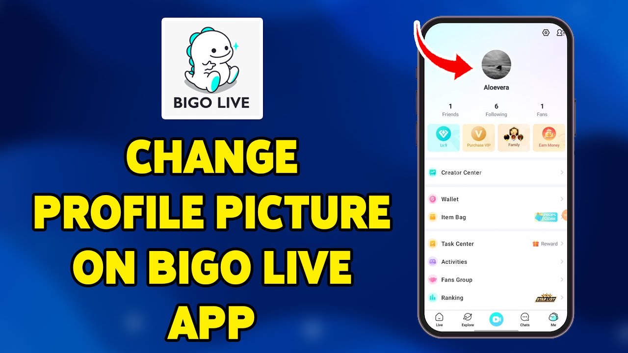 How To Change Profile Picture On Bigo Live App 2025 | Update Bigo Live Profile Photo