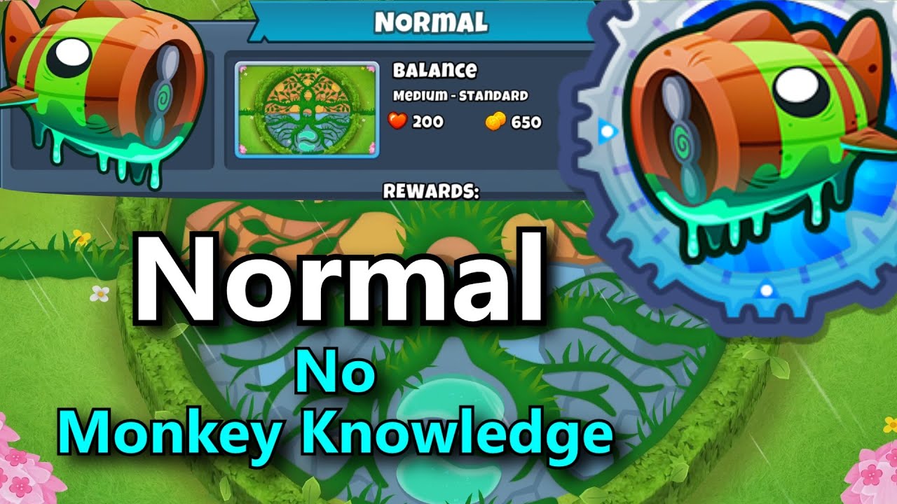 Bloonarius Normal Tutorial  ||  No Monkey Knowledge  || Balance (BTD6)