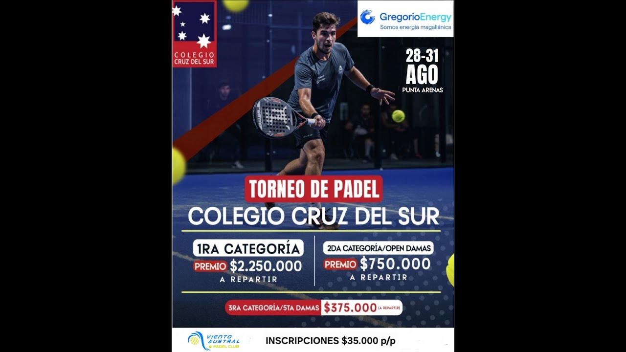 TORNEO DE PADEL CRUZ DEL SUR - 2025 - SABADO