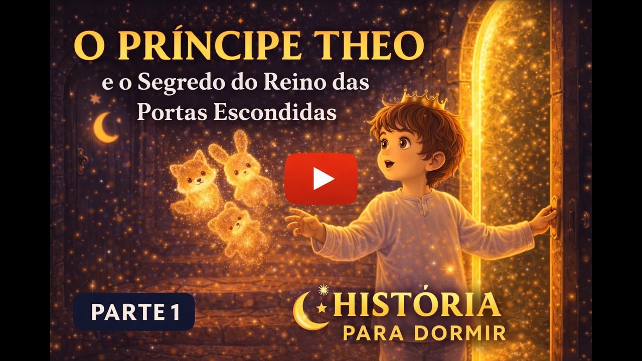O Príncipe Theo e o Segredo do Reino das Portas Escondidas (Parte 1) | História Para Dormir 🌙