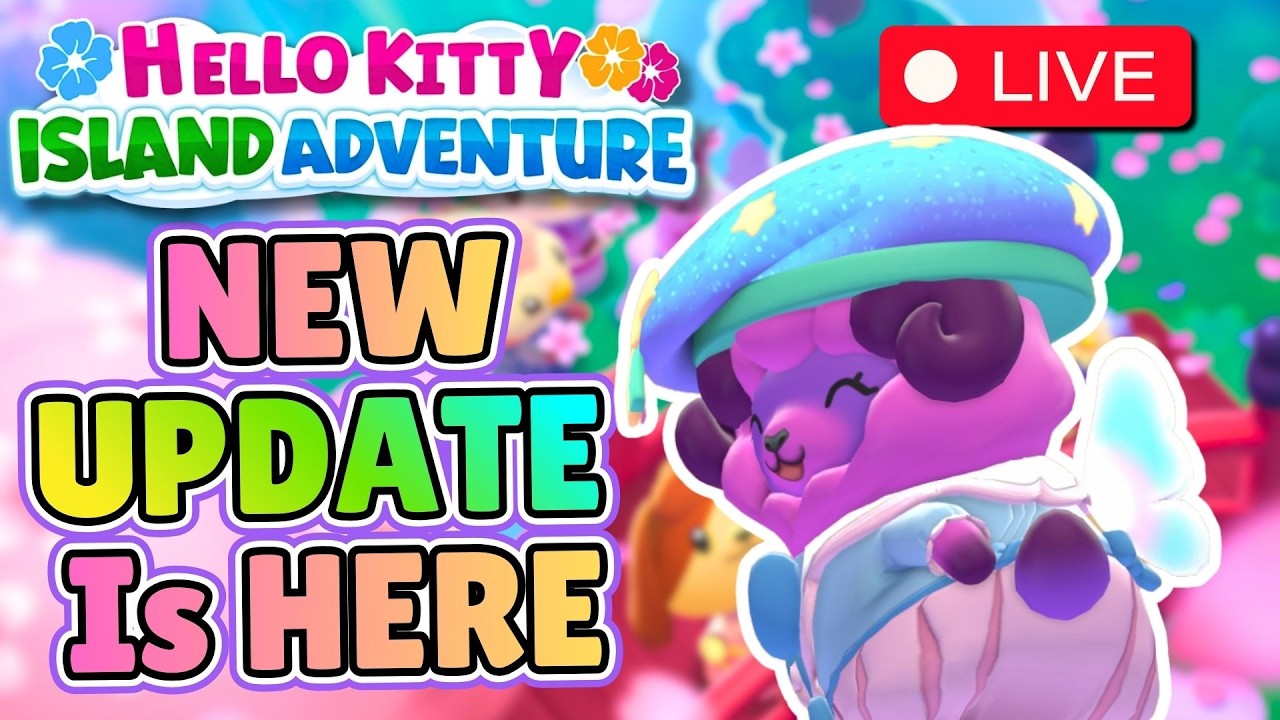 🔴LIVE: Stretching Into Springtime Update Day 1 - Hello Kitty Island Adventure