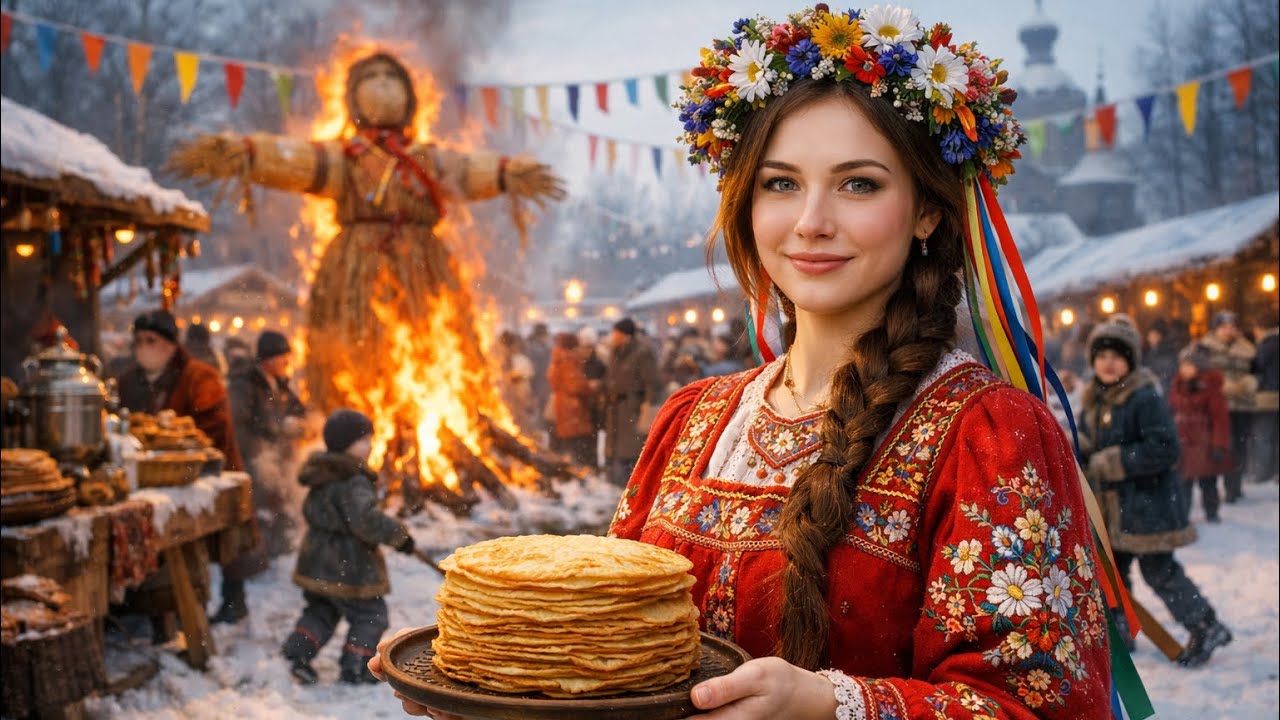 Народная песня - Масленица красавица