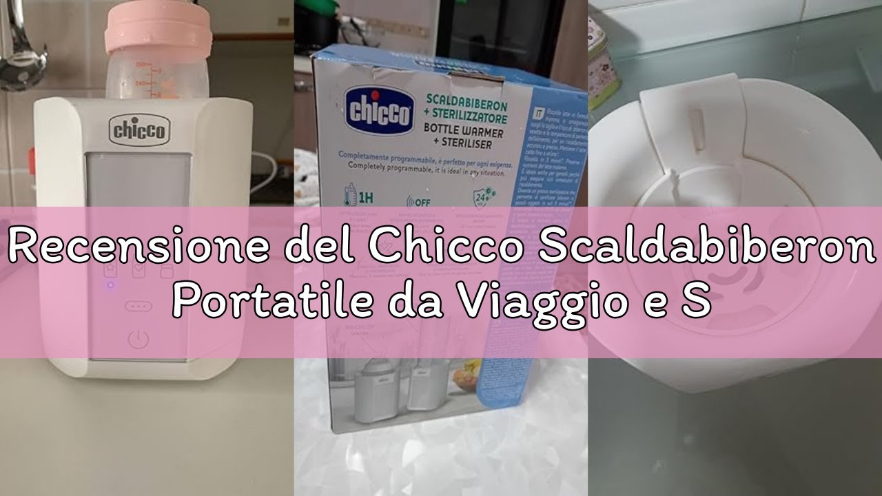 Recensione del Chicco Scaldabiberon Portatile da Viaggio e Scalda Pappa con 3 Programmi e Spegniment