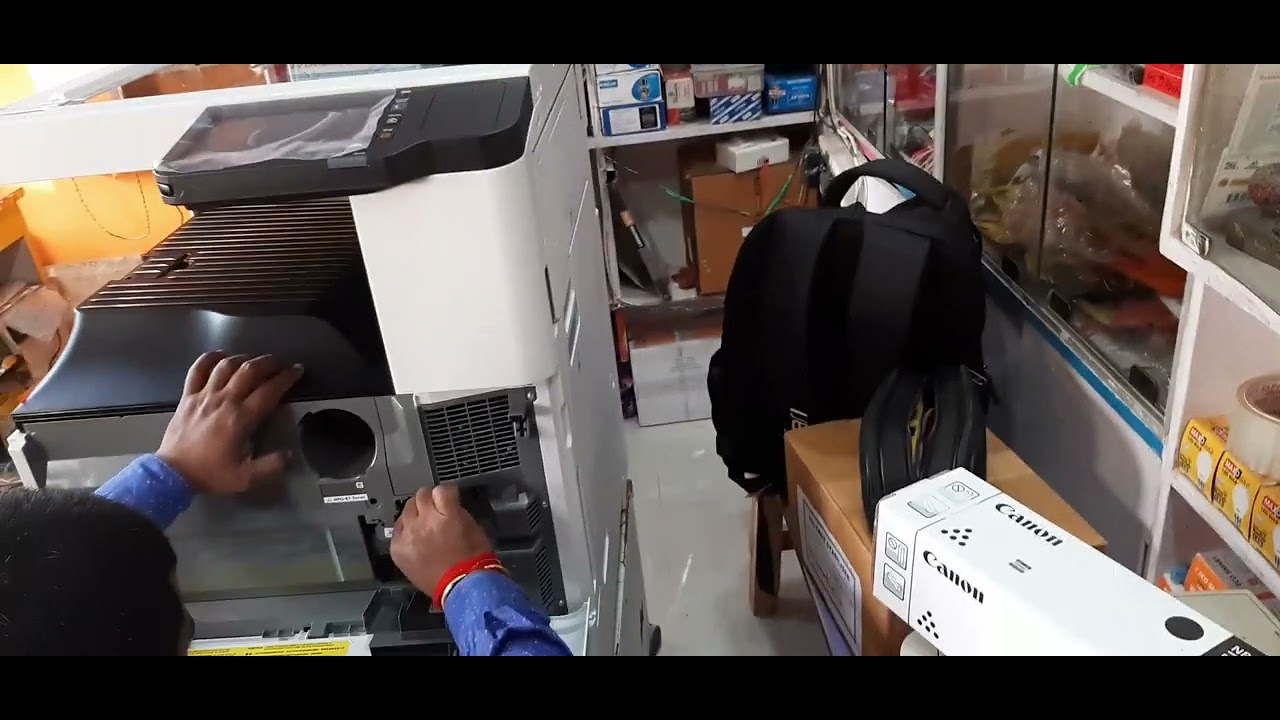 Canon IR 2725Photocopy Machine New Unboxing and install 2023