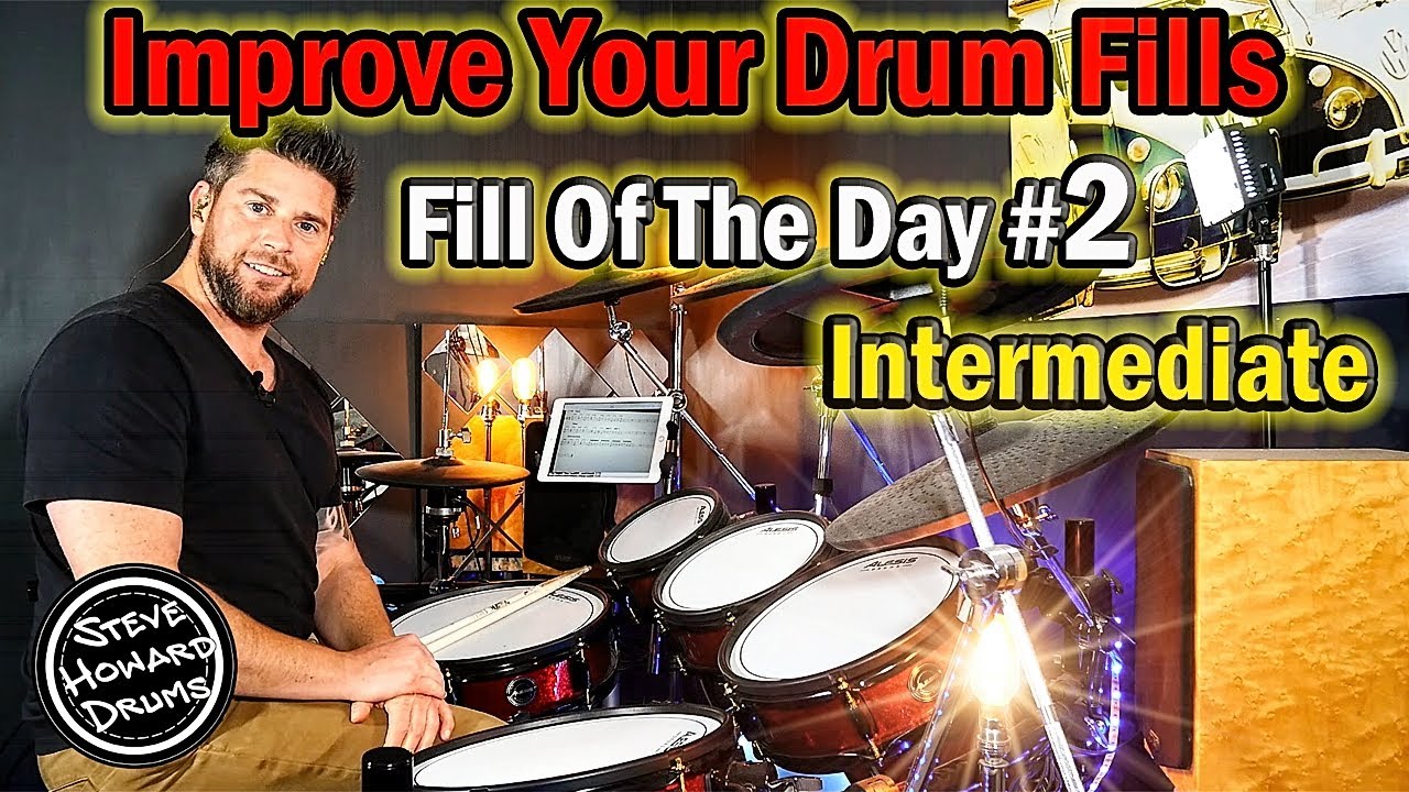 Improve Your Drum Fills - Drum Fill Of The Day #2 - Intermediate Level