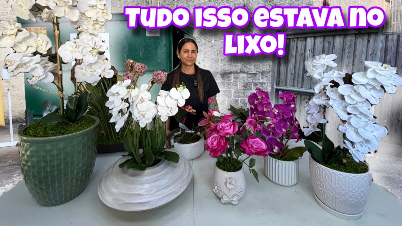 Lixo das lojas dos Estados Unidos! Dei uma nova chance a tudo isso!😱🇺🇸