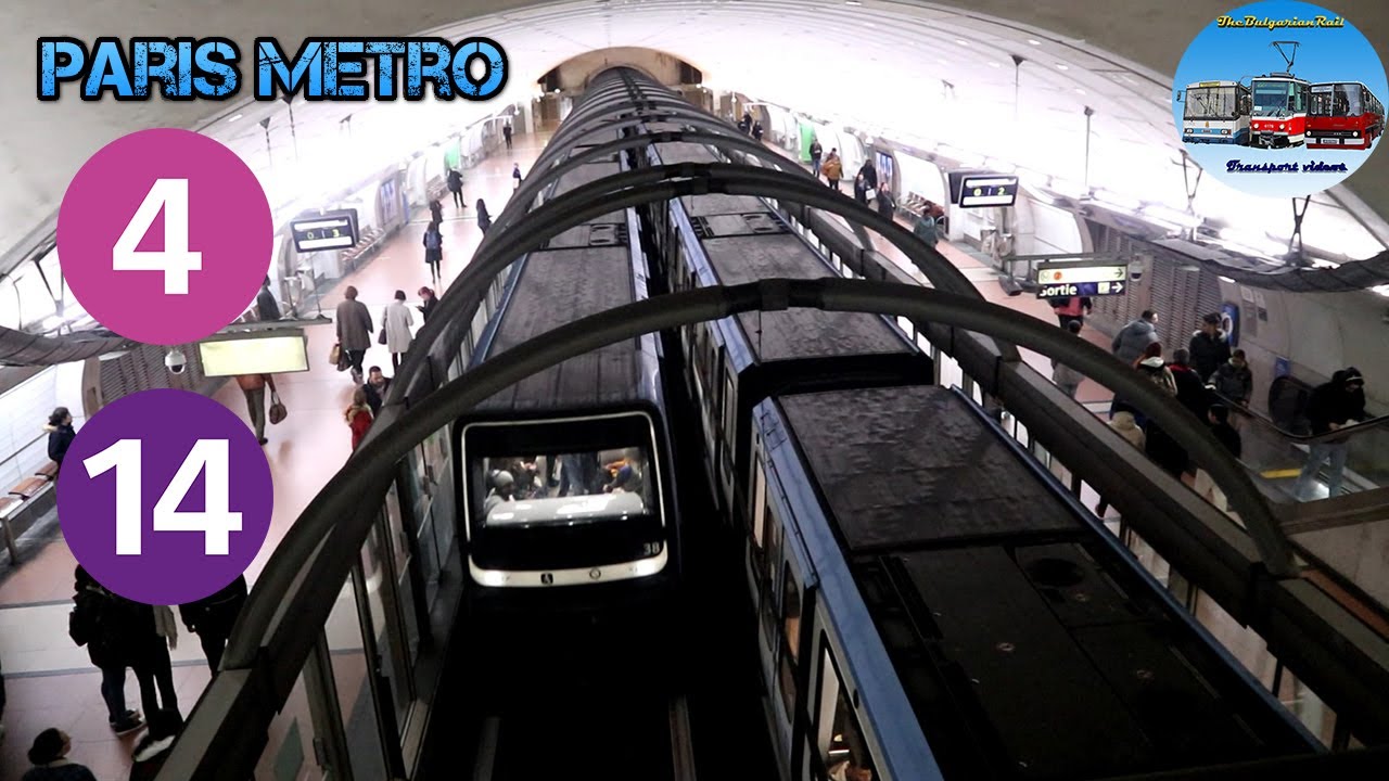 Metro in Paris 🇫🇷  | Ep. 4 | Lines 4 & 14 🚇