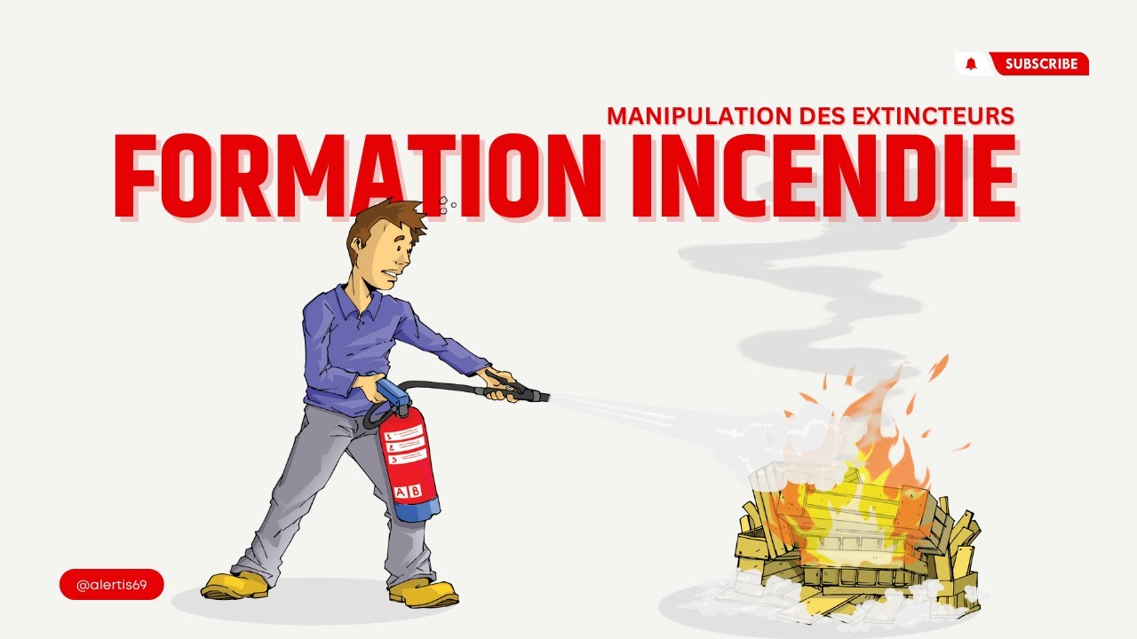 Formation incendie alertis. Manipulation des extincteurs et évacuation