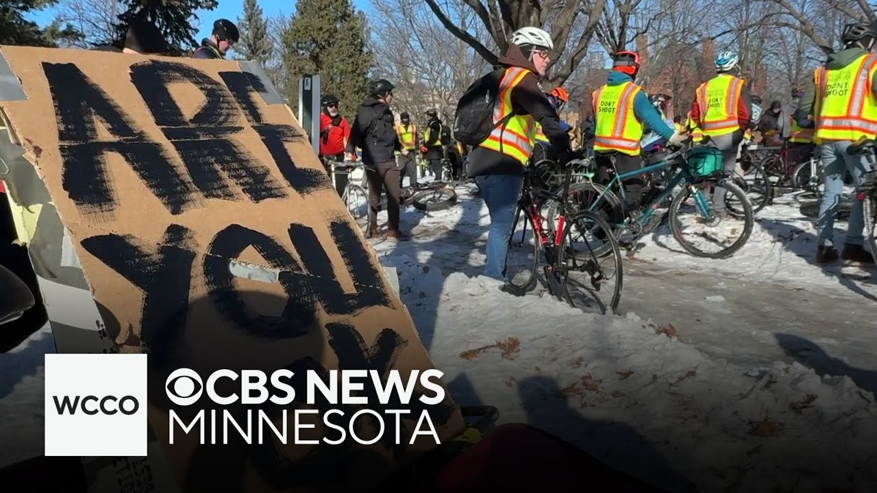 Thousands of cyclists ride in honor of Alex Pretti