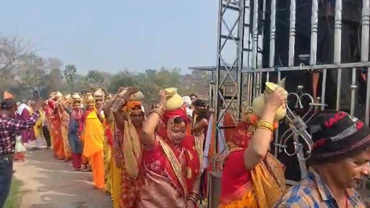 कलश यात्रा: वृदावन में देवी सह शिव की पूजा और स्थापना | Devi Mandir | Bihar 
