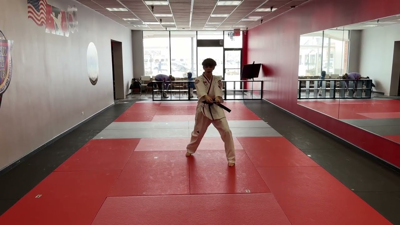 ATA Color Belt Single Ssahng Jeol Bong Form