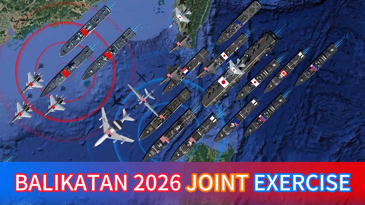 В ходе многонациональных совместных военных учений Balikatan 2026 Народно-освободительная армия К...