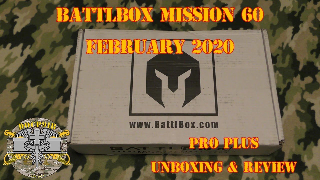 Battlbox (Battle Box) Mission 60 - February 2020 - Pro Plus Unboxing & Review