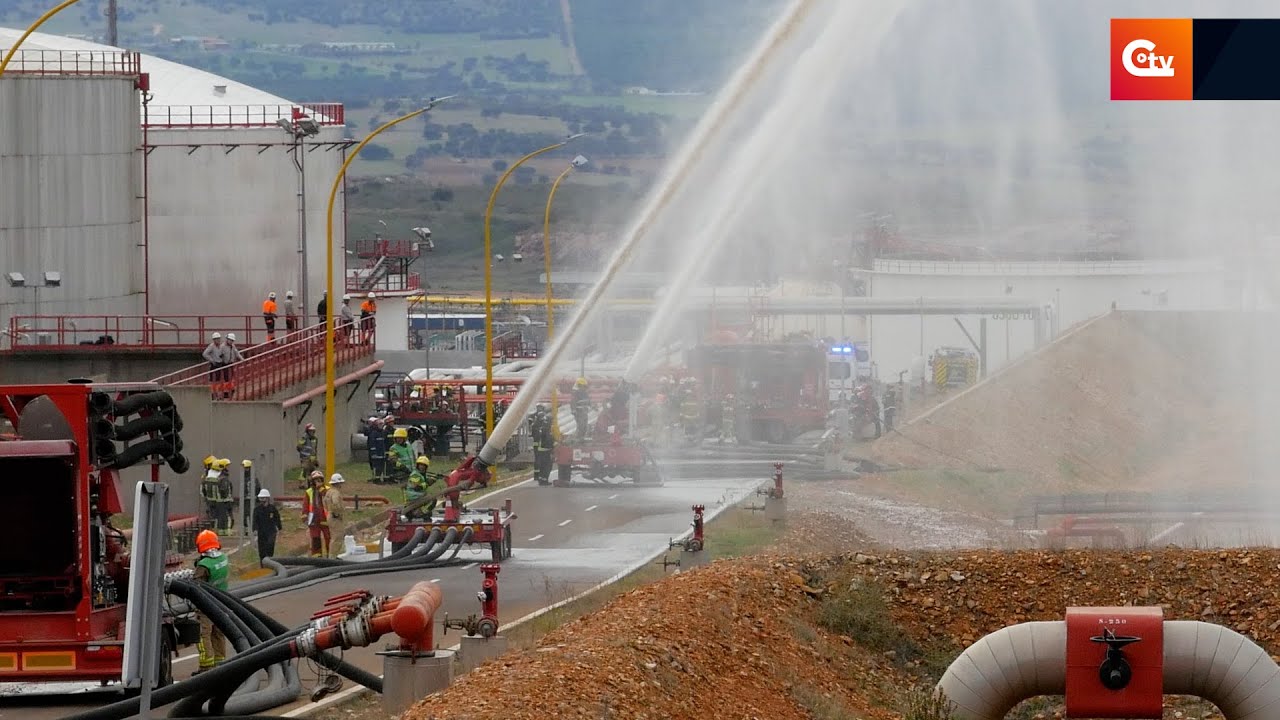 🔴Simulacro de Emergencia en Repsol Puertollano: Coordinación y Seguridad a Prueba