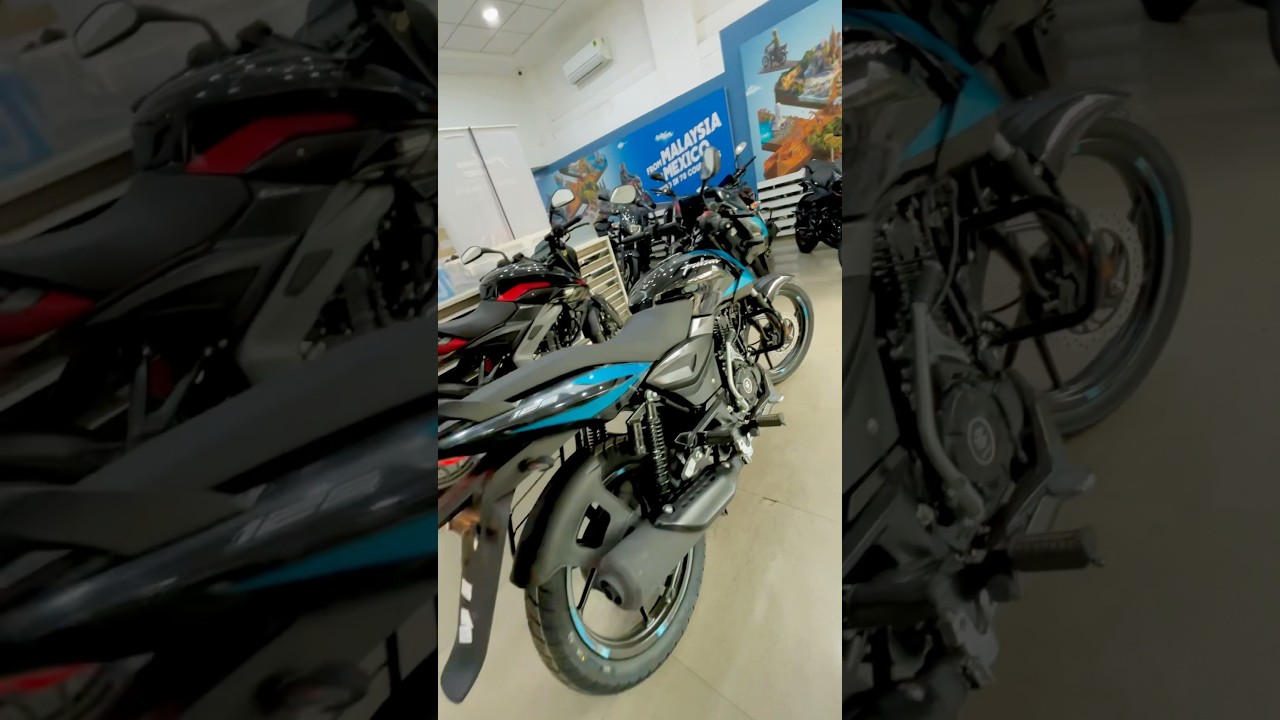 2026 Updated Bajaj Pulsar 125 Led Headlight Model Cyan Blue Colour ❤️😍💎🔥