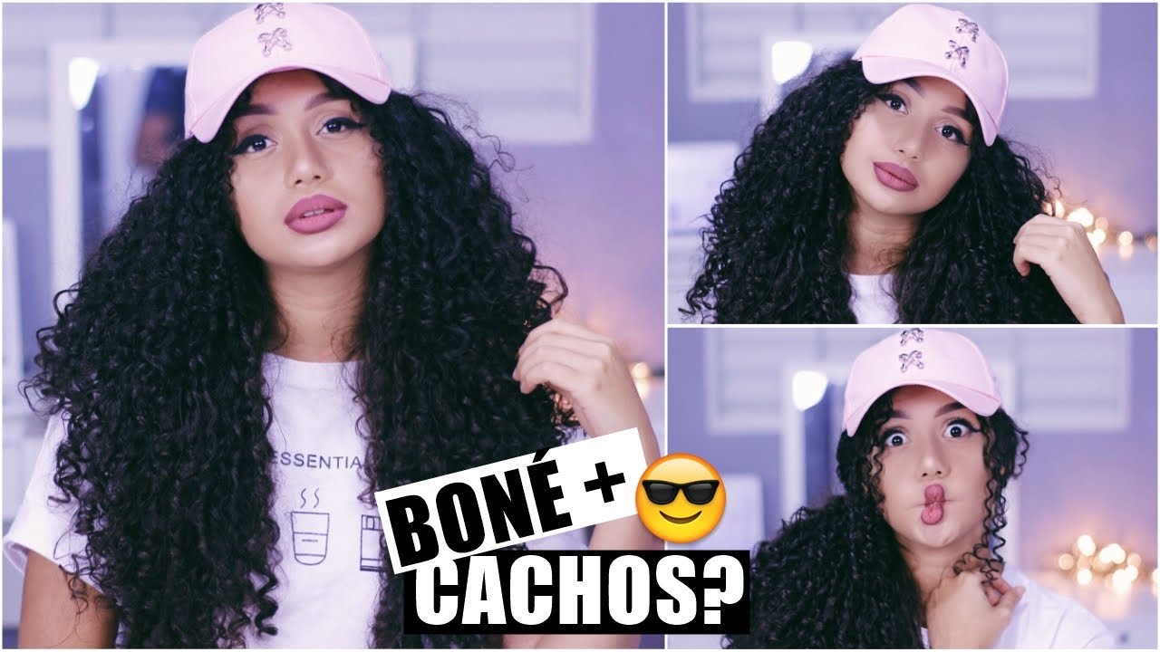 COMO USAR BONÉ NO CABELO CACHEADO? 5 OPÇÕES PARA USAR  | Vandressa Ribeiro