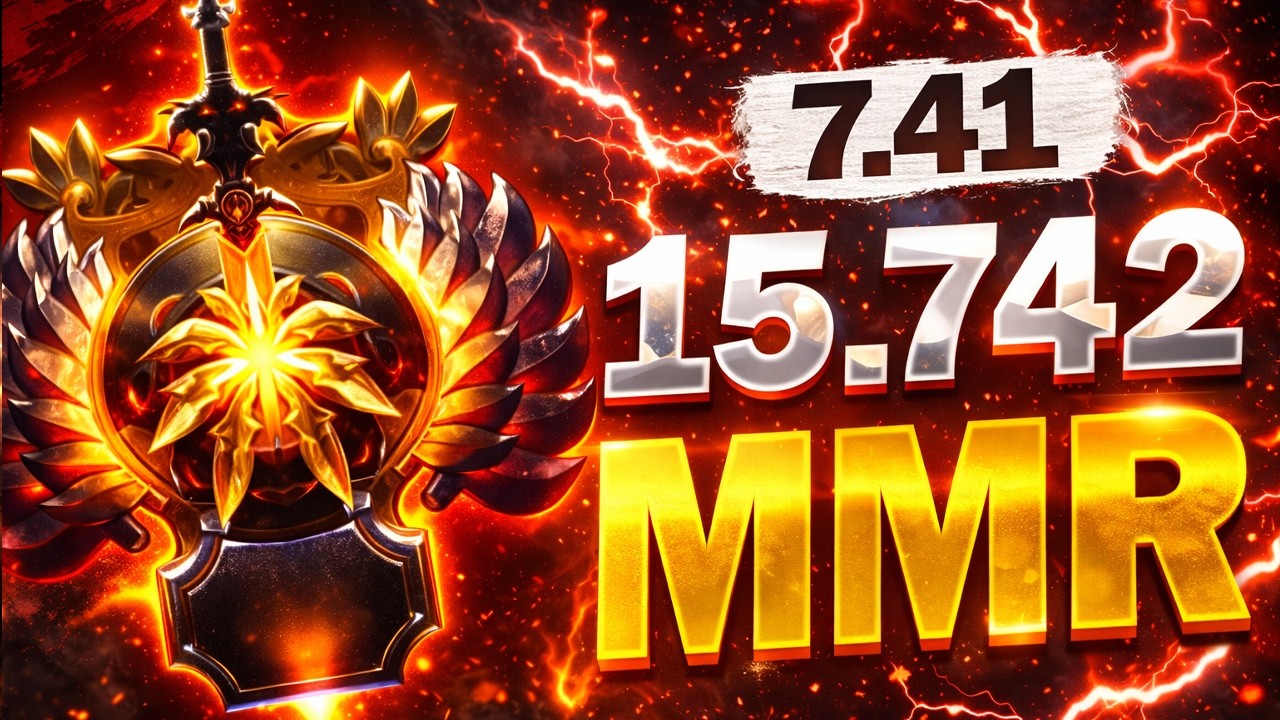 NEW WORLD RECORD !! 15.742 HIGHEST Average MMR Match in Dota 2 History !! (NEW 7.41 Patch)