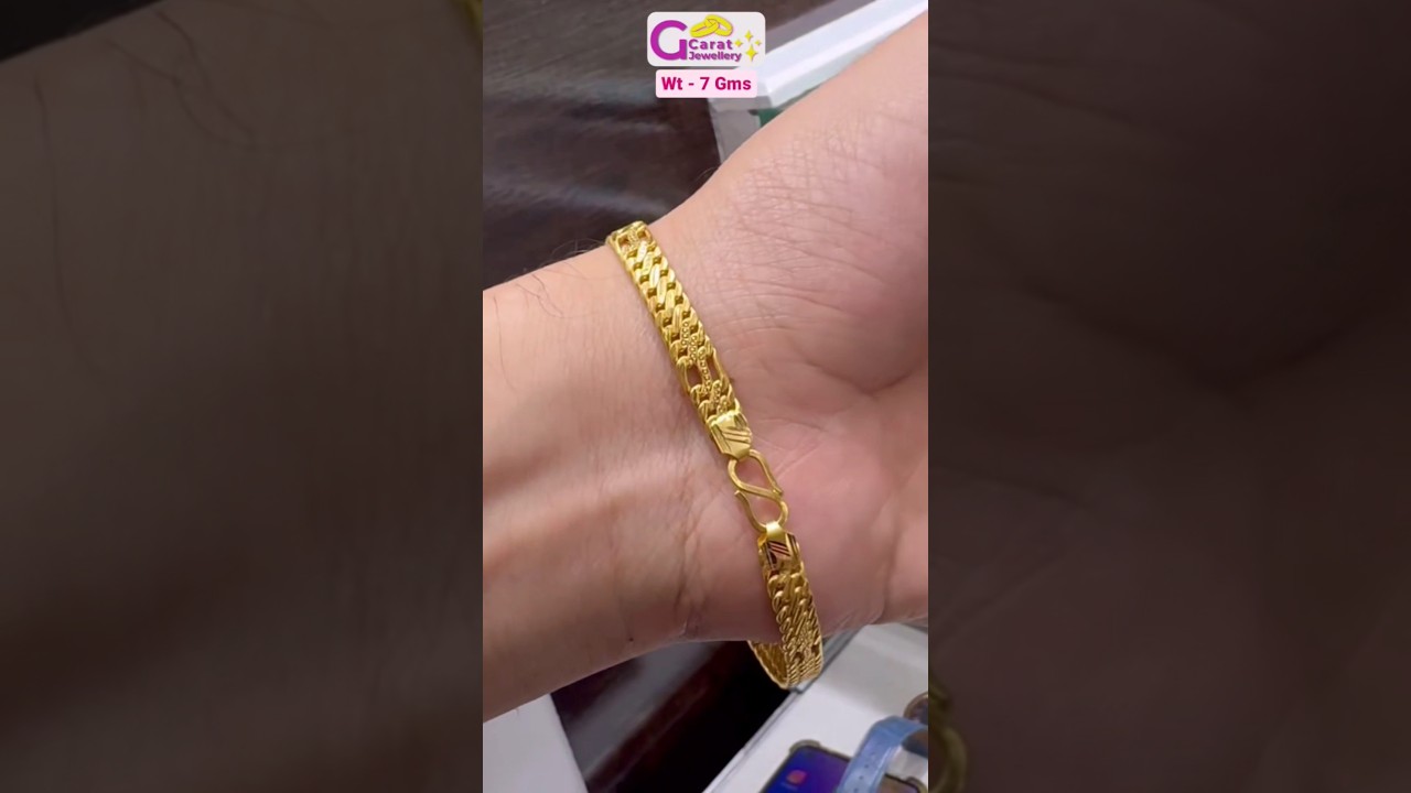 Latest Gold Bracelet Design For Men
