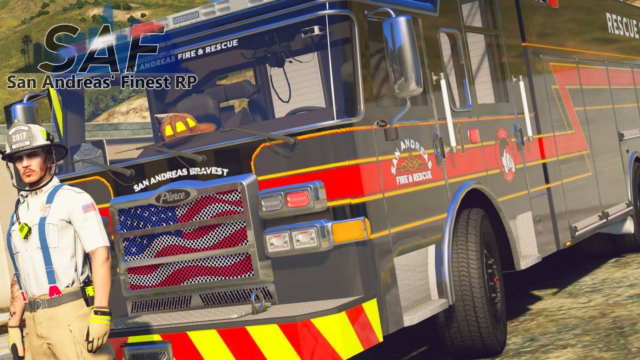 SA'F #476 - Rescue 1 On The Job! | GTA V RP