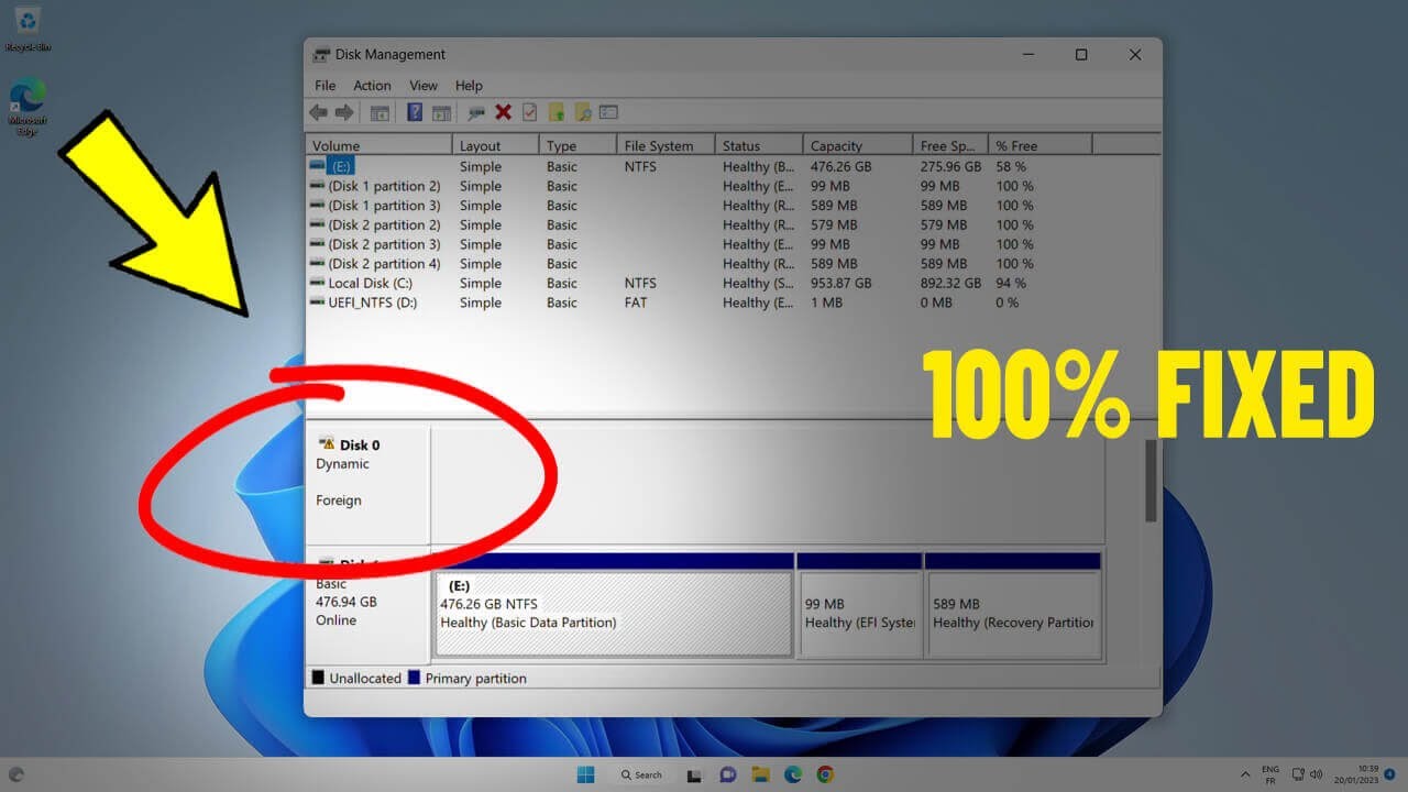 Fix Hard Drive Dynamic Disk Not Showing in Windows 11 /10 File Explorer | dynamic disk Foreign Error